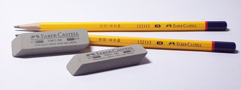 Faber Castell Pencil and Eraser Faber Castell Pencil and Eraser