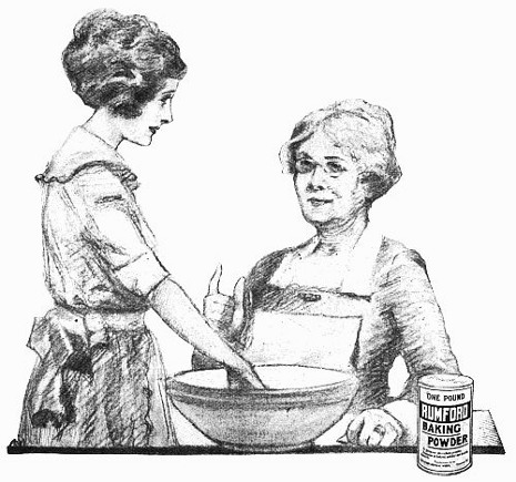 Old cooking advertisement