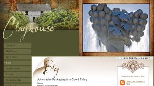 Clayhouse Wines Website Screenshot
