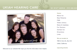 Ukiah Hearing Care screenshot